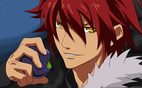 anime guy with red hair